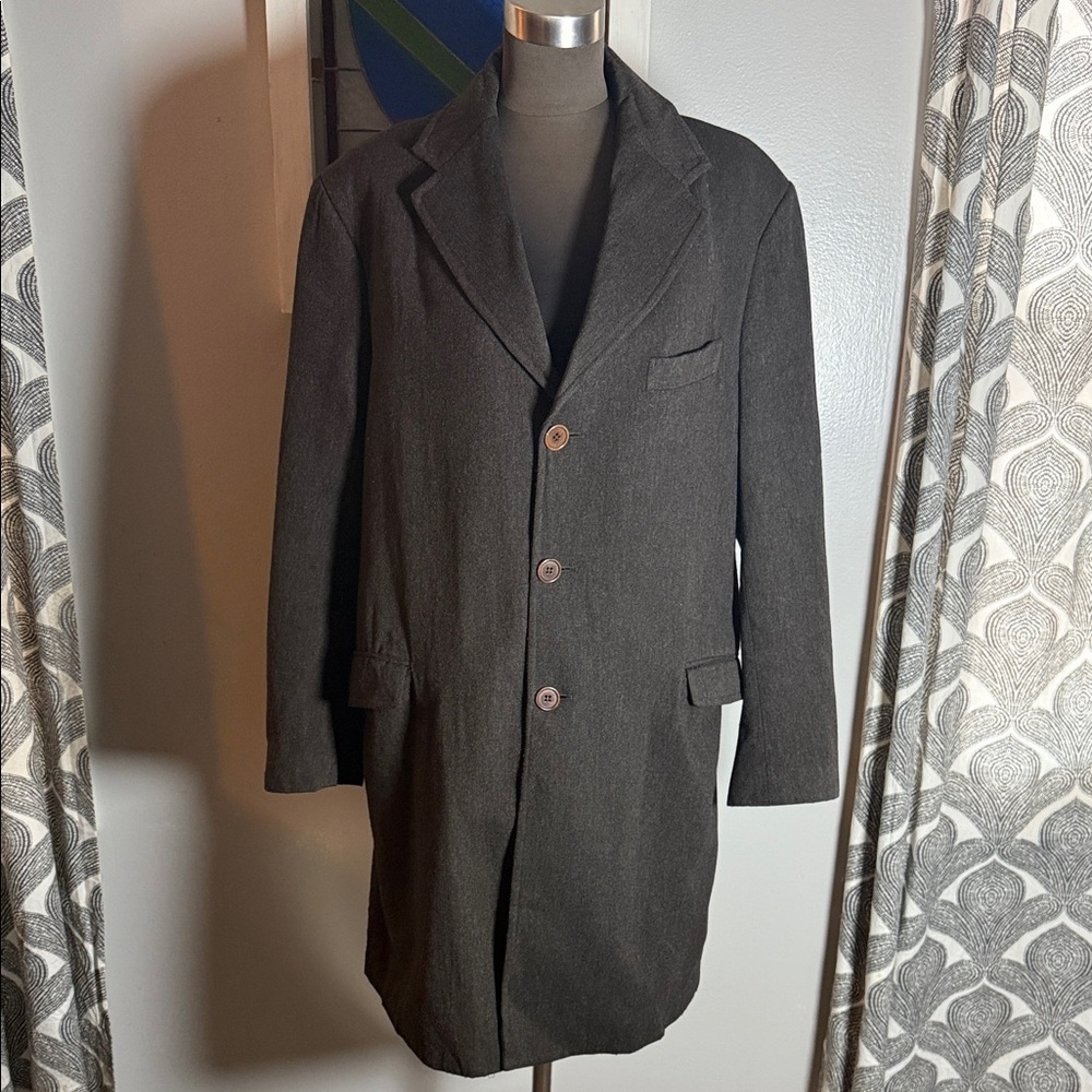 Vintage Barney’s New York Co-Op Men’s Overcoat SZ EU 50 Brown